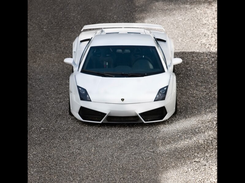 white lamborghini sports car