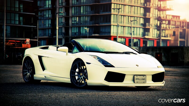 white lamborghini sports car