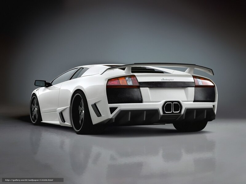 white lamborghini sports car