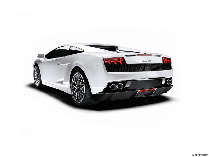 white lamborghini sports car