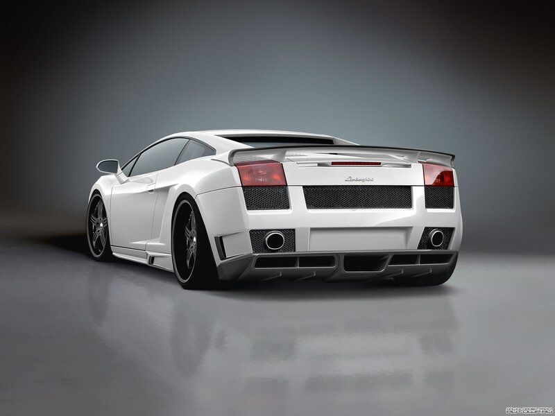 white lamborghini sports car