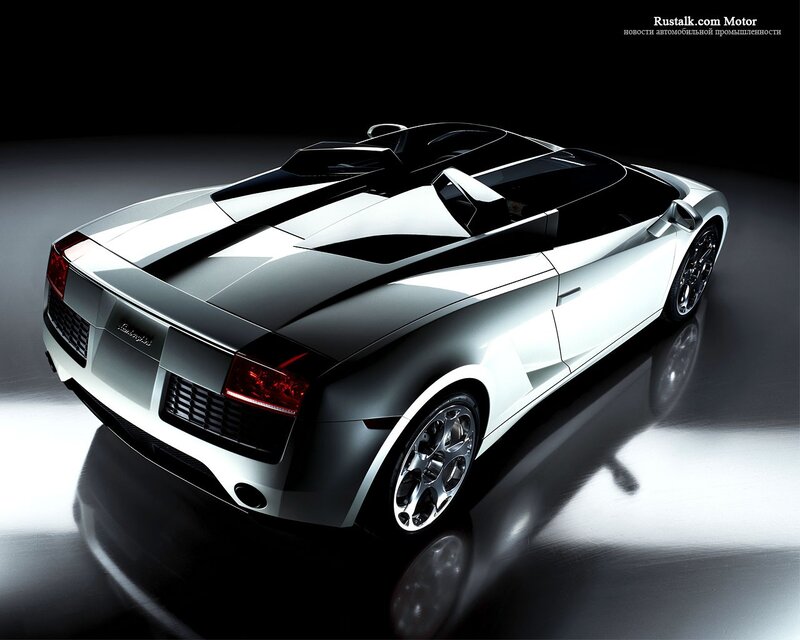 White Lamborghini sports car