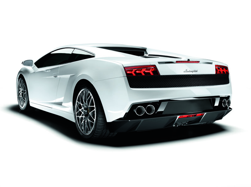 white lamborghini sports car