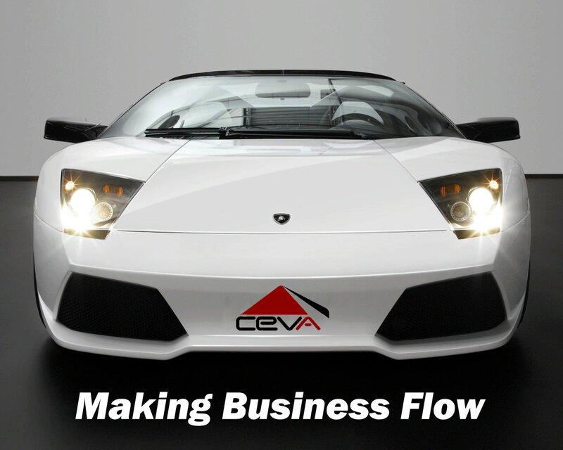 White Lamborghini Sports Car — Neutral