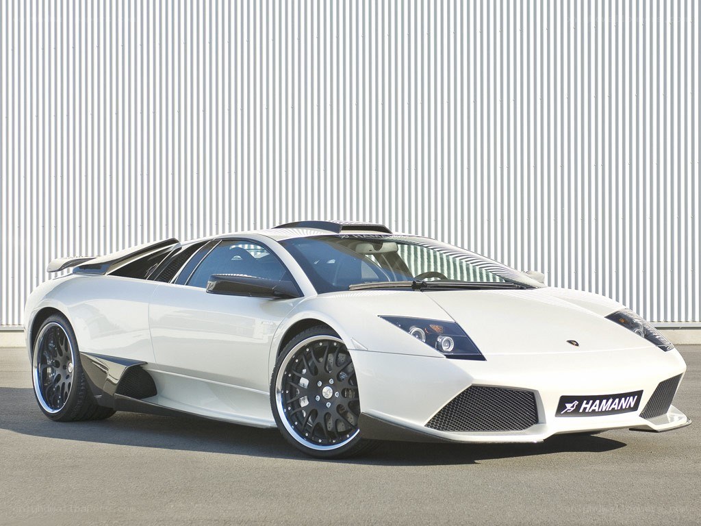 white lamborghini with hamann body kit