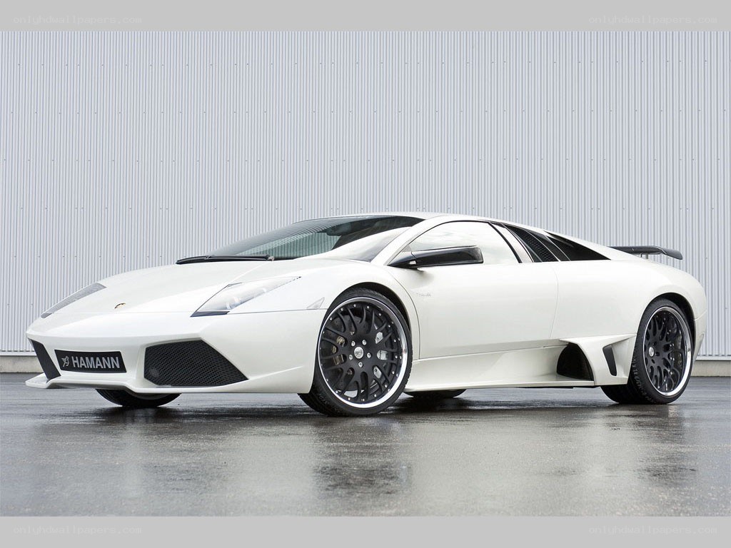white lamborghini with hamann wheels