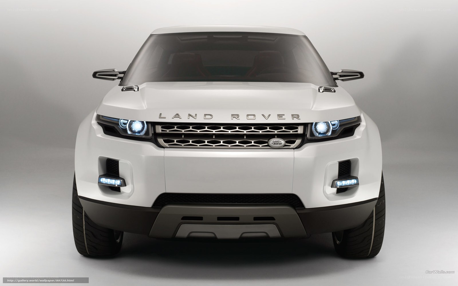 White Land Rover Concept