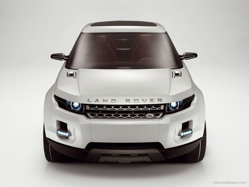 White Land Rover Concept — Headlights