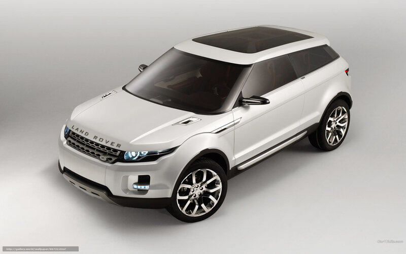 White Land Rover Concept — Neutral, 3d Render