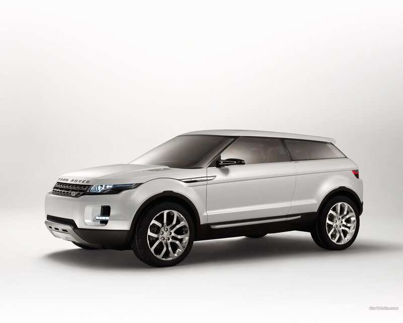 White Land Rover Concept — Silver