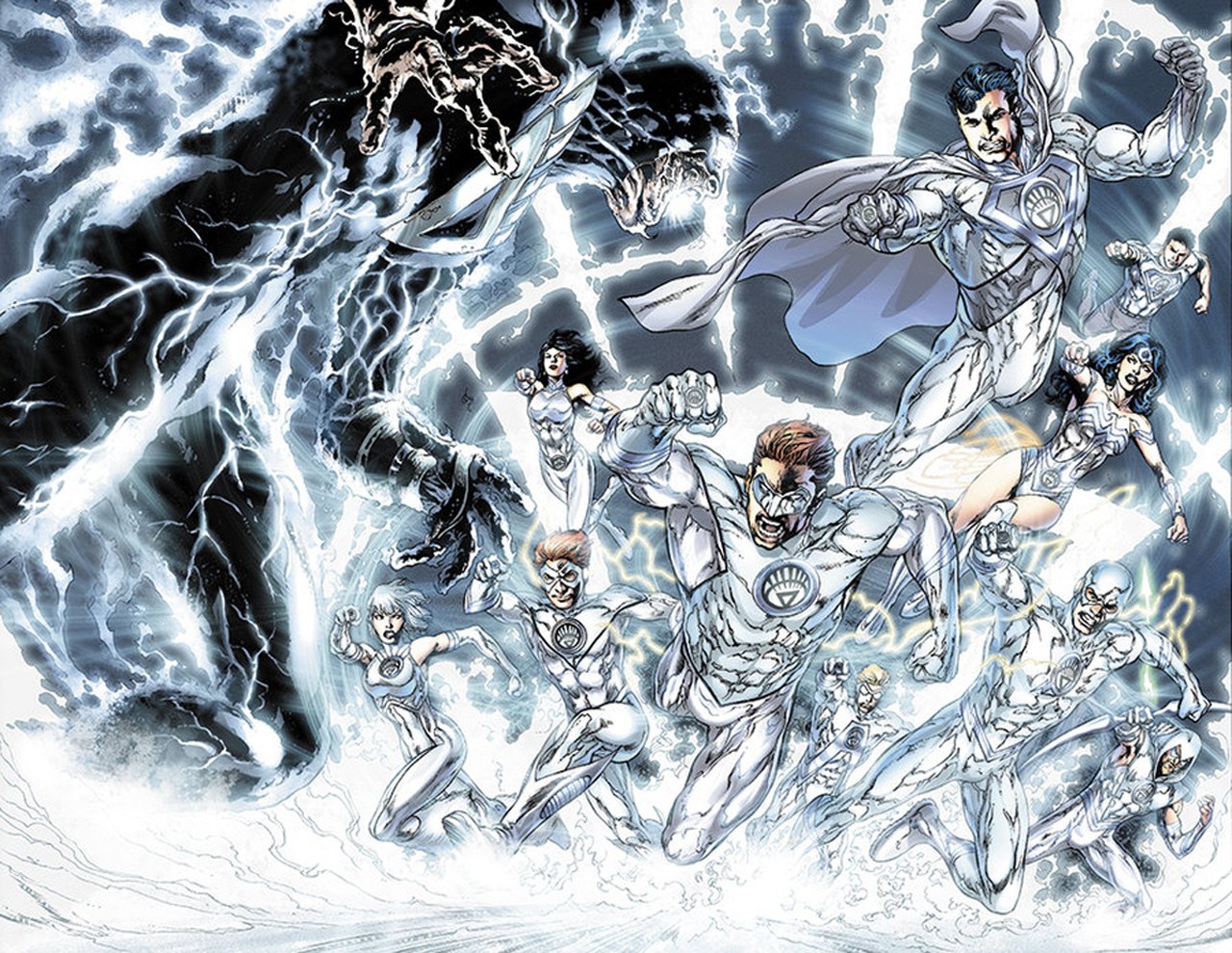 White Lantern Corps in action