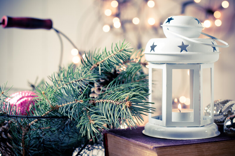 White Lantern on Book