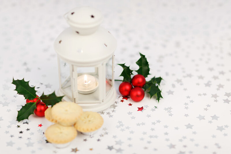 White Lantern with Mince Pies