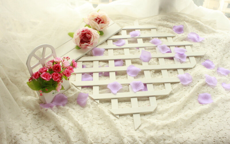 White Lattice Trellis