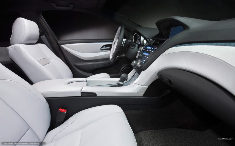 white leather car interior