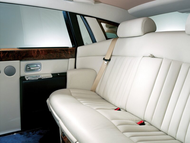 White Leather Car Seat — Luxurious, Photograph