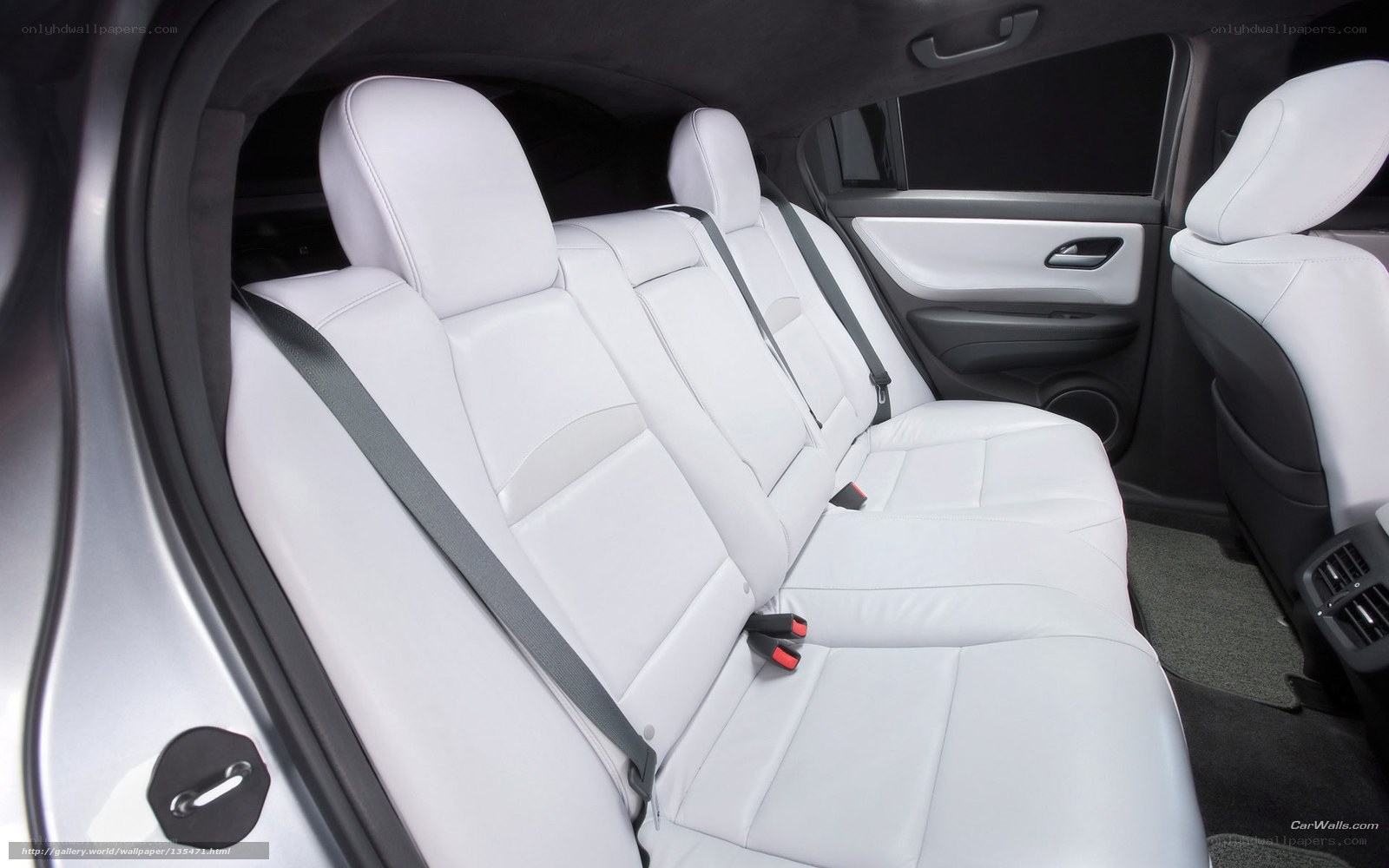 white leather car seats