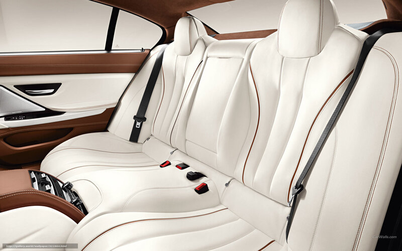 White Leather Car Seats — Neutral, Photograph, Seat Belts, Brown Trim