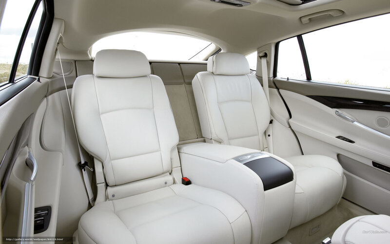White Leather Car Seats — Neutral