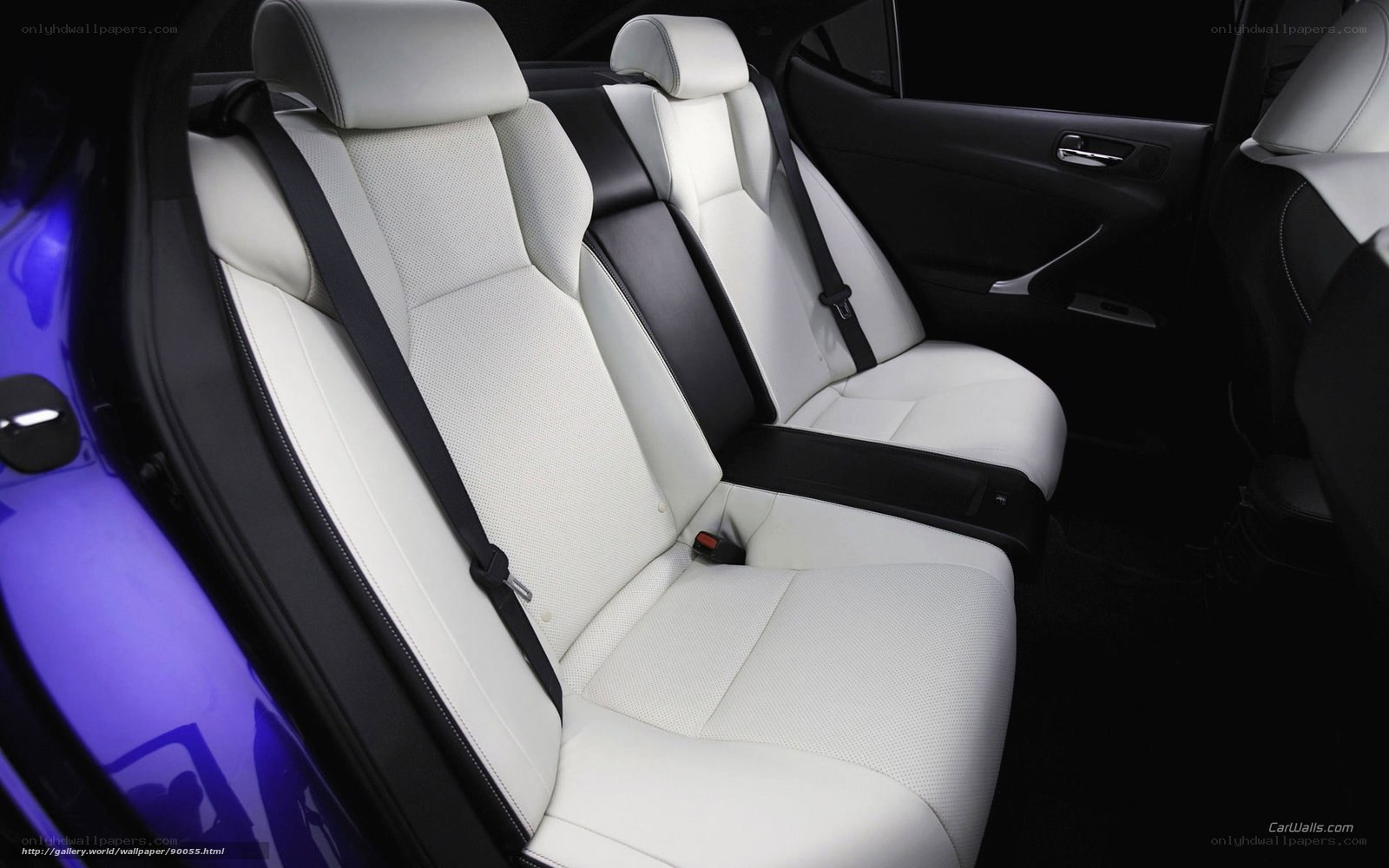 white leather car seats