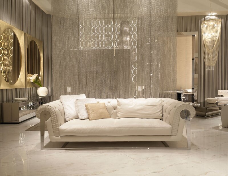 White Leather Sofa