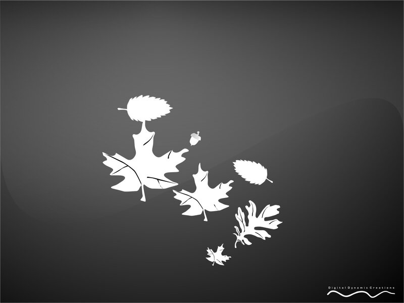 White Leaves Falling