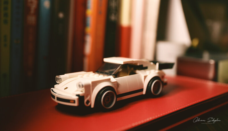White Lego Car Model — Calm