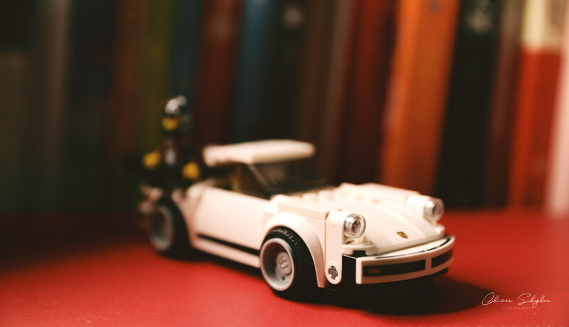 White Lego Car Model