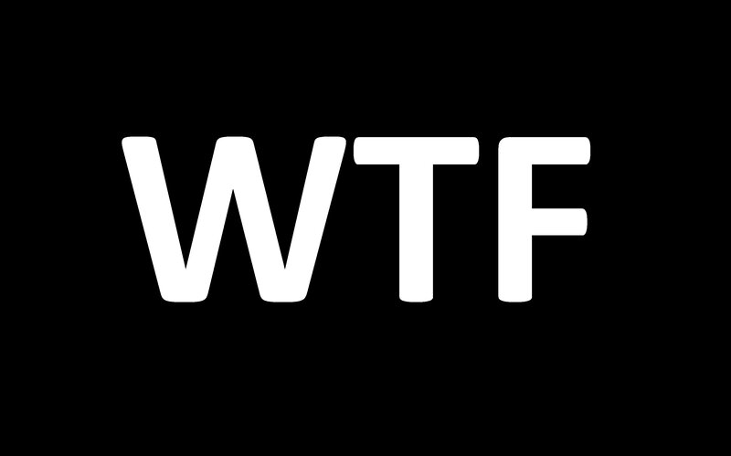 White Letters on Black — Neutral, Minimalist, Wtf