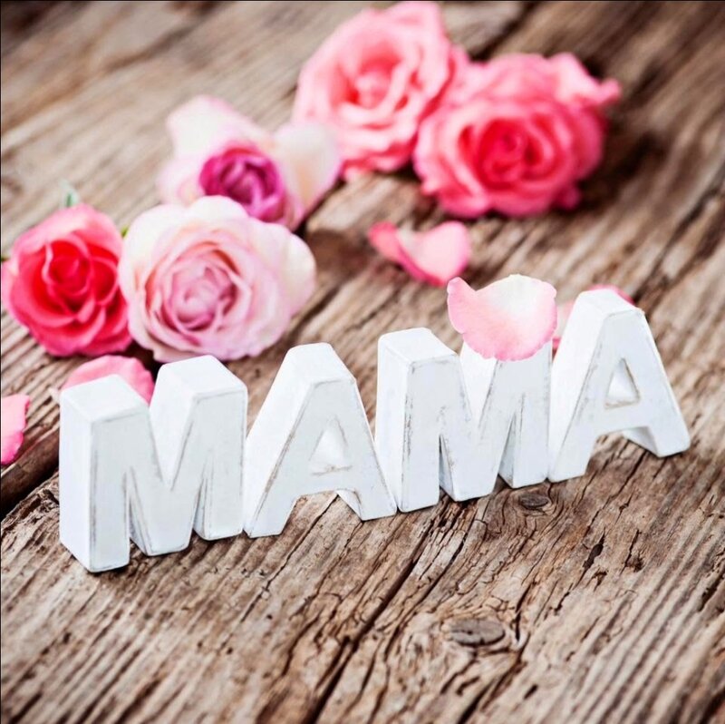 White Letters on Wood