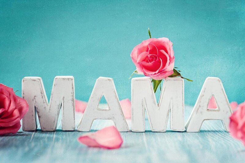 White Letters with Roses