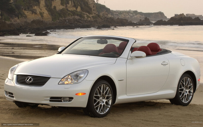 White Lexus Convertible — Serene
