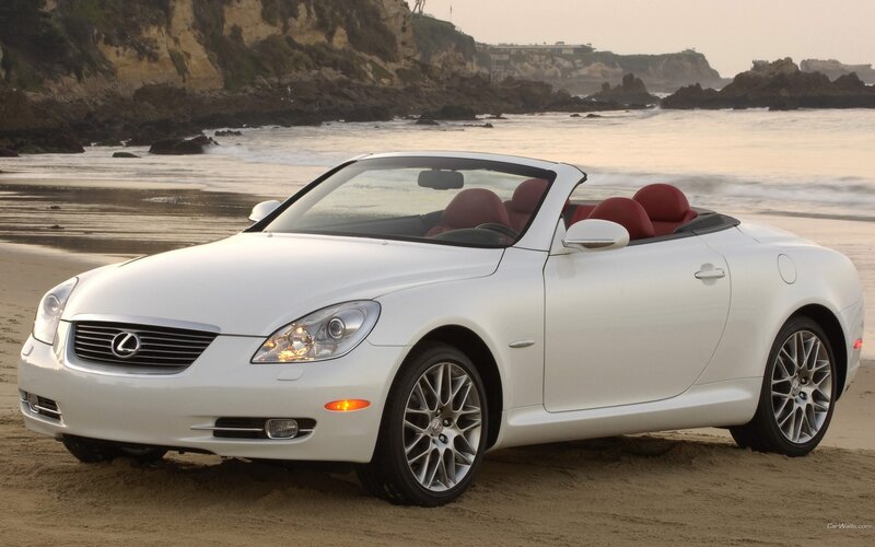 White Lexus Convertible