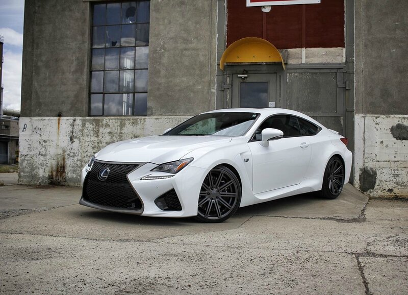 White Lexus Coupe — Industrial