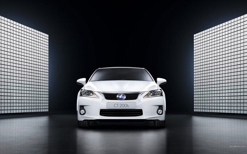 White Lexus CT 200h car