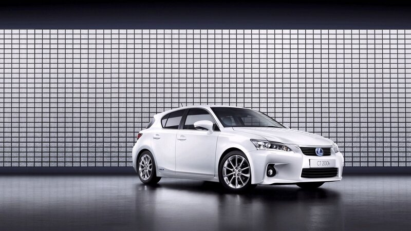 White Lexus CT 200h car
