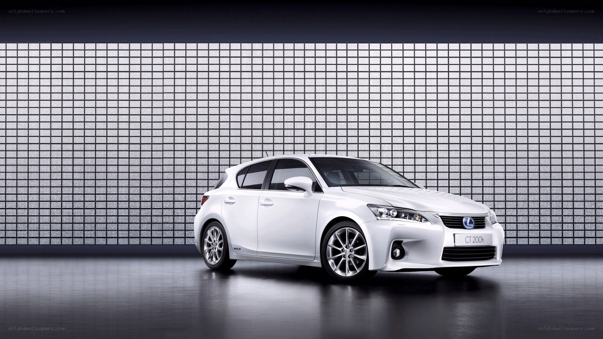 White Lexus CT 200h car