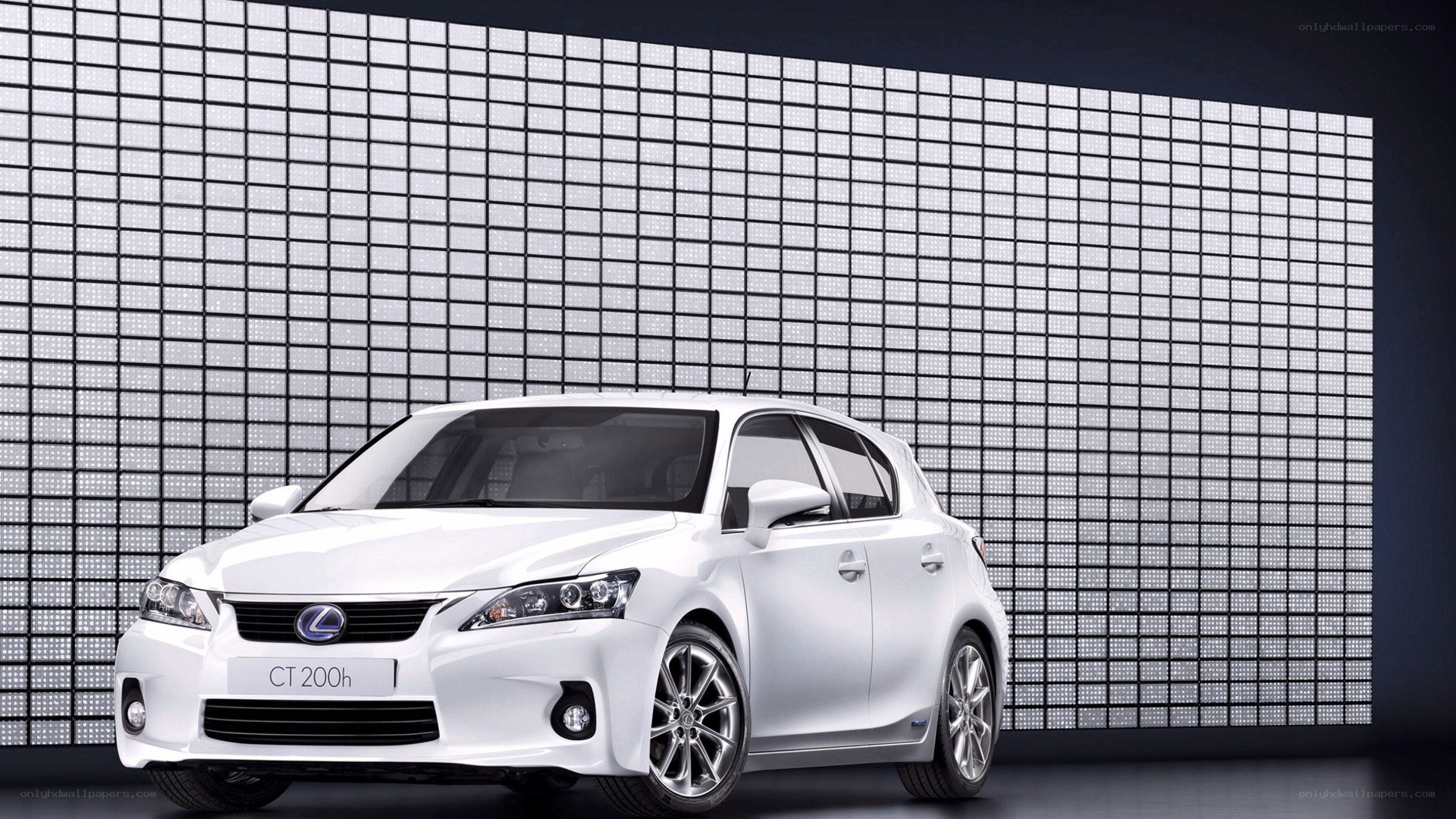 White Lexus CT 200h car