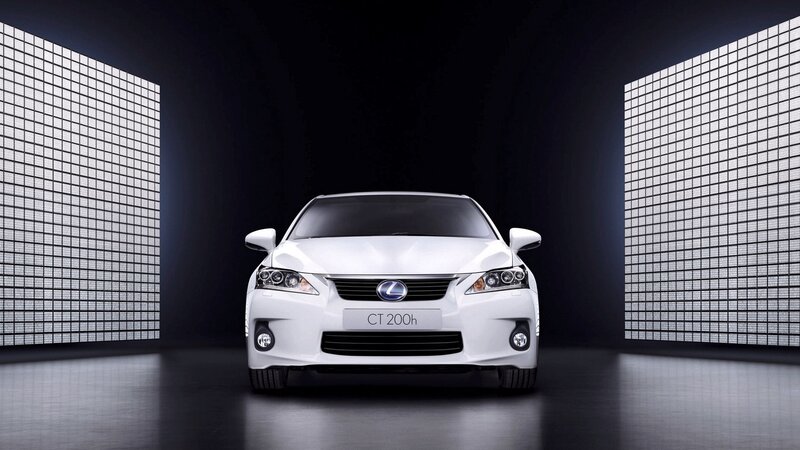 White Lexus CT 200h car