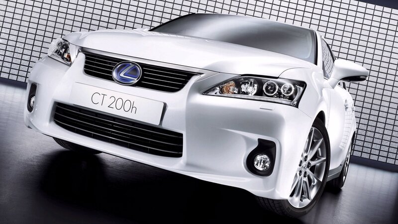 White Lexus CT 200h car
