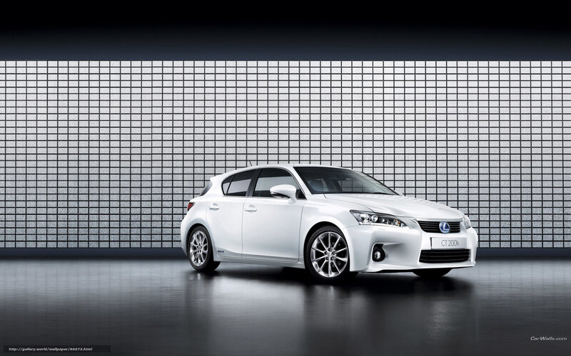 White Lexus CT 200h car