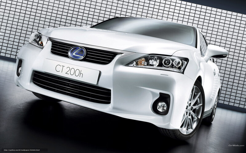 White Lexus Ct 200h — Dramatic, Photograph, Car
