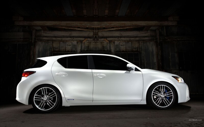 white lexus ct 200h hybrid