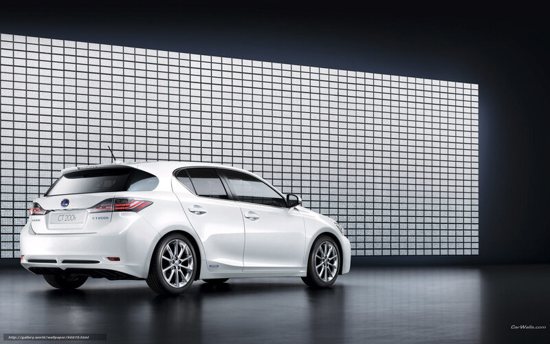 White Lexus CT 200h