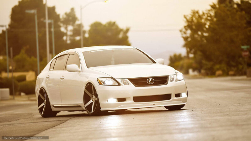 White Lexus Gs Sedan — Calm