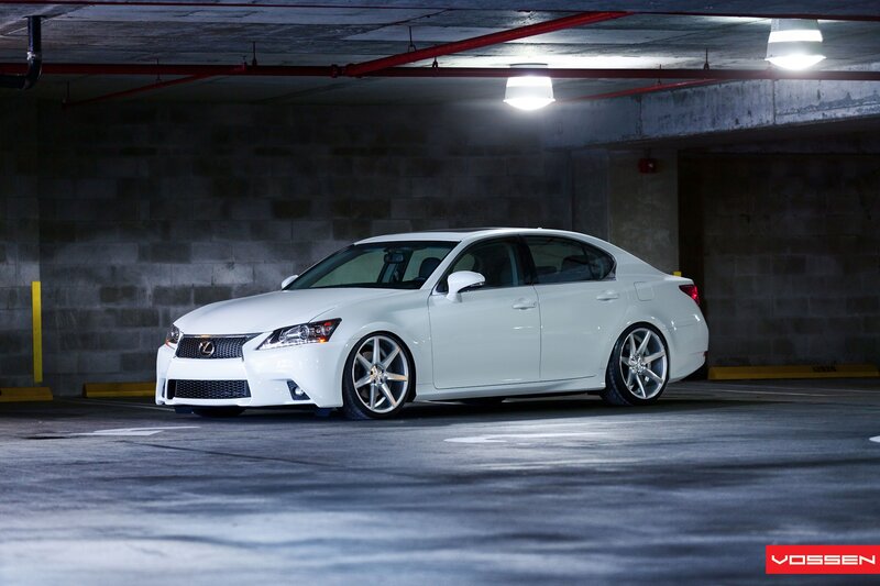 White Lexus Gs Sedan — Dramatic