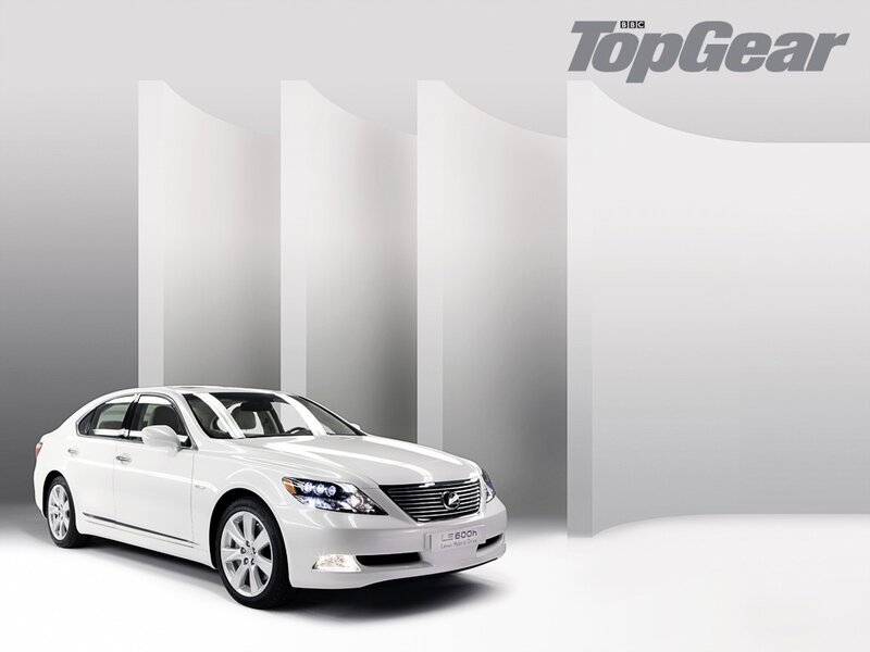 White Lexus hybrid sedan