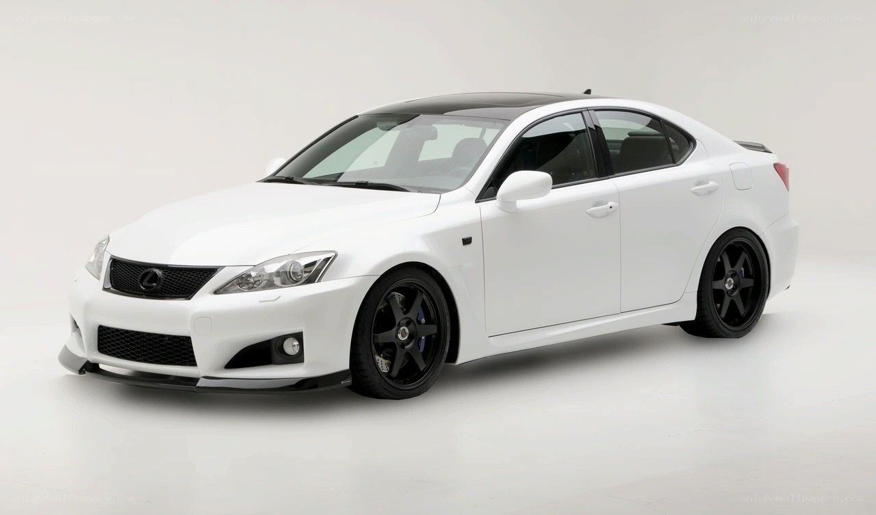 white lexus is250 sedan