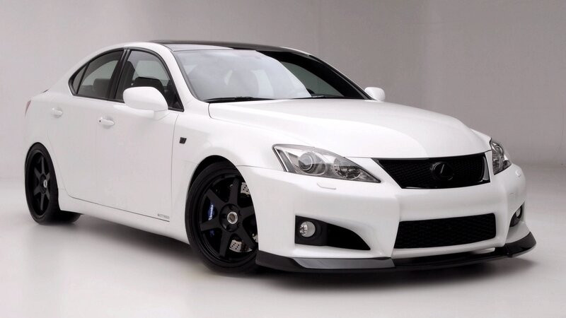 white lexus is250 sedan