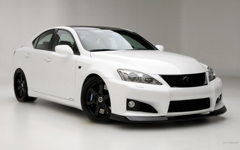 white lexus is250 sedan